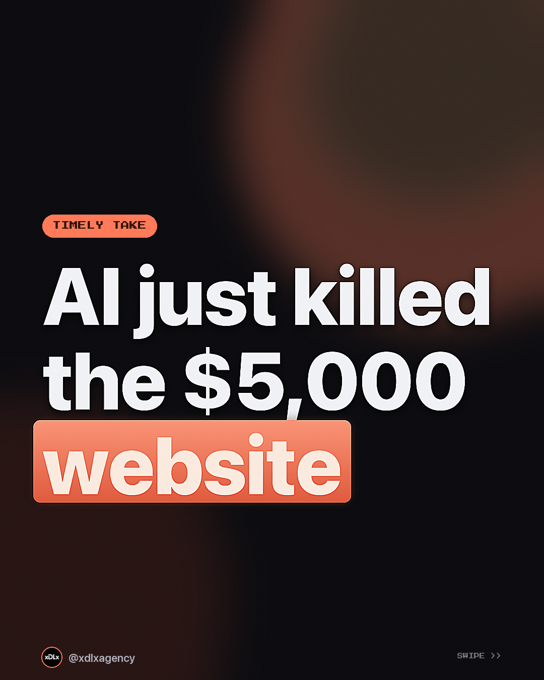 AI just made your $5,000 website obsolete. Here's what replaces it.