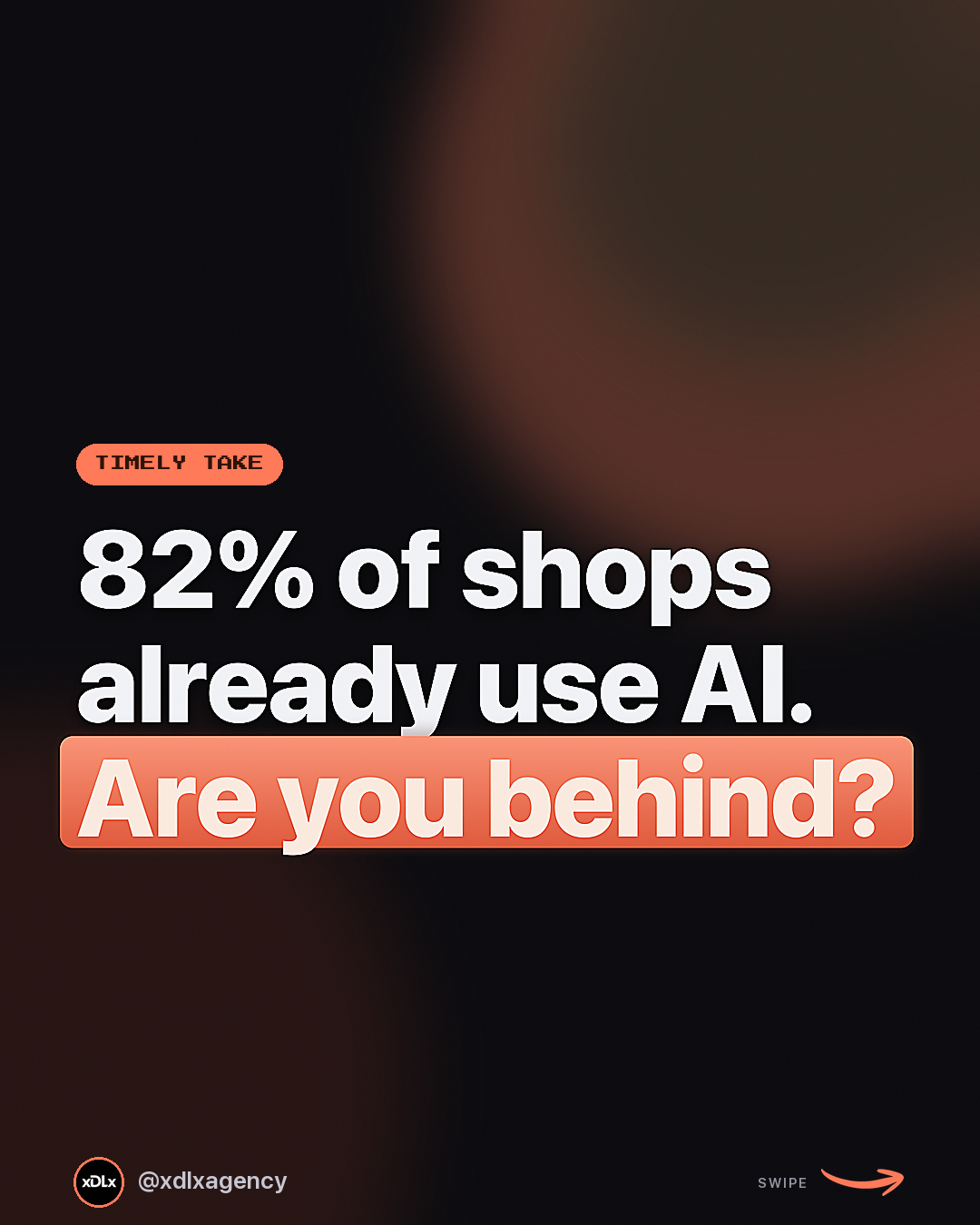82% of small businesses already use AI. The 18% who don't are quietly losing clients to the ones who do.