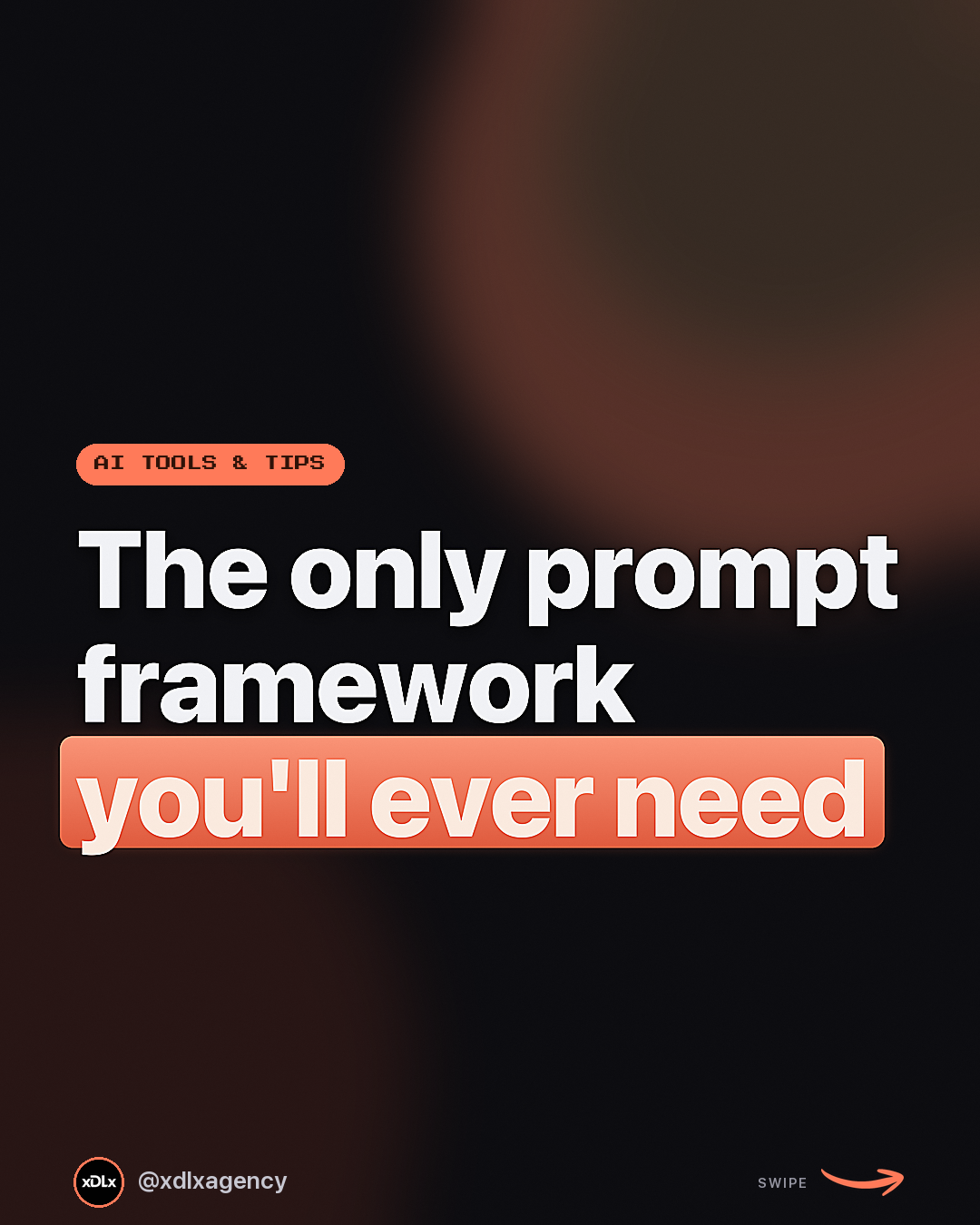Most prompts fail because they're one vague line. Every great prompt has 4 parts — here's the framework.