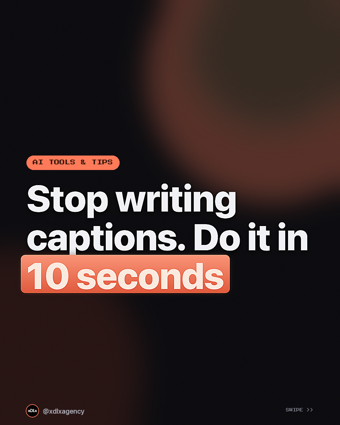 Stop writing captions by hand. This prompt does a week of them in 10 seconds.