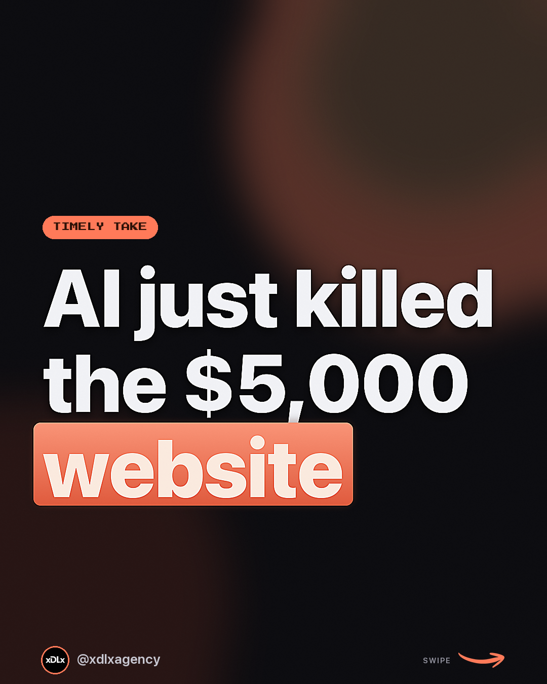 AI just made your $5,000 website obsolete. Here's what replaces it.