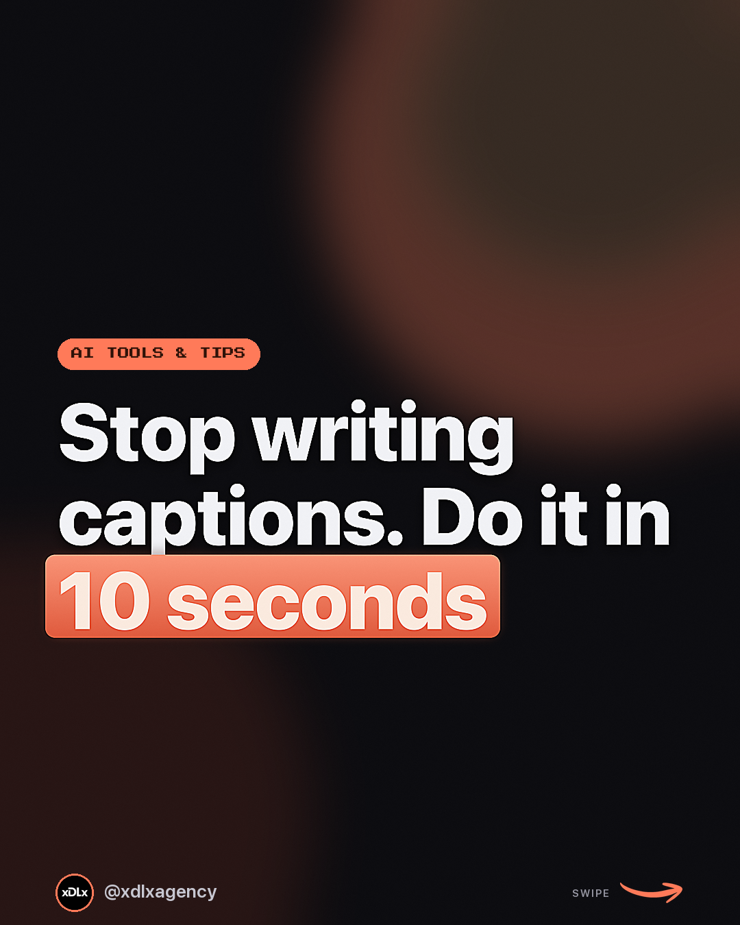 Stop writing captions by hand. This prompt does a week of them in 10 seconds.